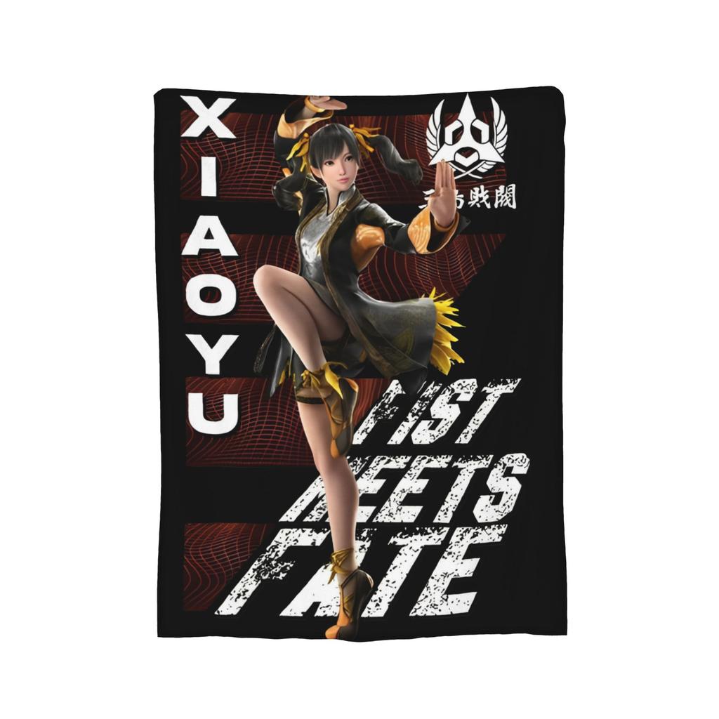 Panda Tekken 8 Gaming Blanket Flannel Novelty Breathable Throw Blankets for Bedspread Autumn/Winter,
