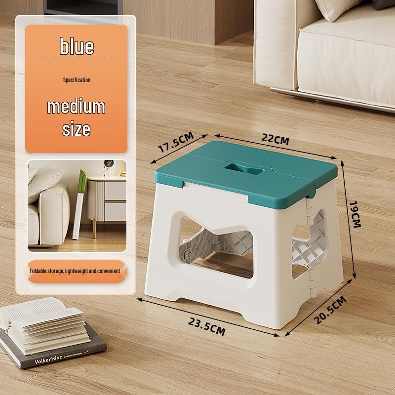 Компактный детский складной табурет для обуви и использования на открытом воздухе