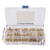 330pcs M2 M3 M4 M5 Knurled Insert Nuts Heat Set Inserts  for Plastic and 3D Printing Components