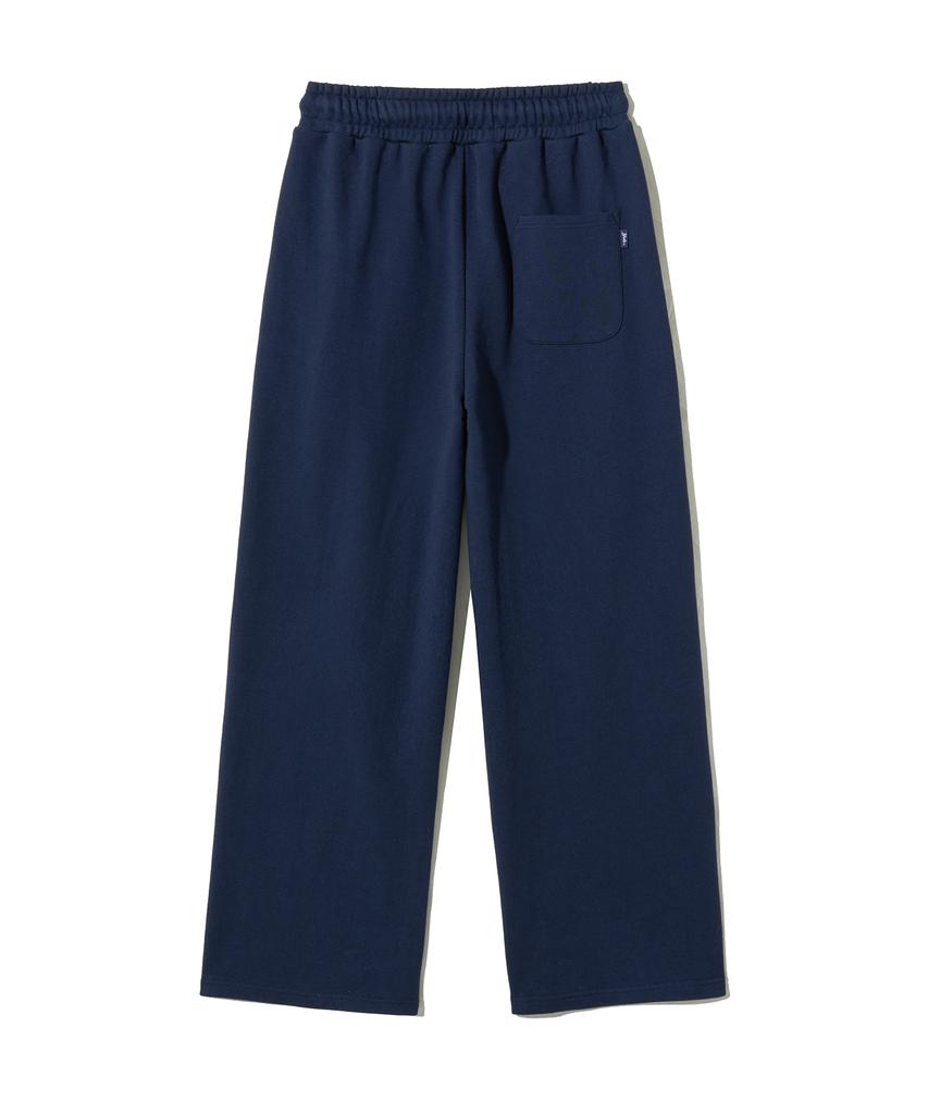 YALE Small Arch One-Tuck Sweatpants_Navy