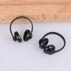 Plastic Miniature Headset Model Classic Toys Miniatures Wireless Earphone  Christmas Present