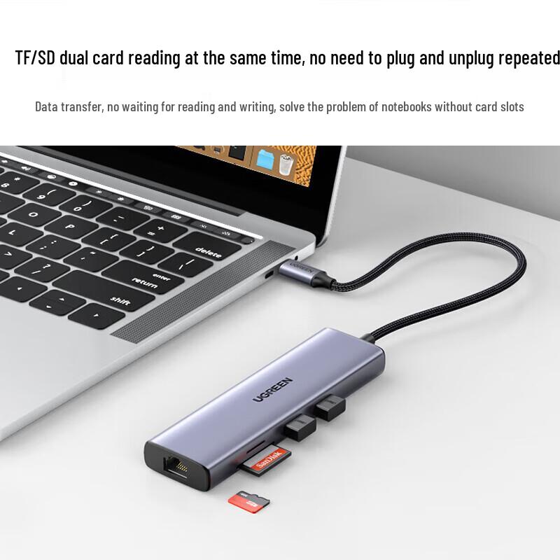 Ugreen Многопортовый адаптер-хаб USB-C