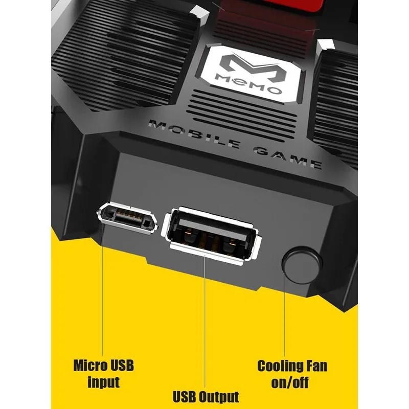 AK77 Pubg Мобильный игровой контроллер 6 пальцев с вентилятором Pubg Trigger Геймпад Джойстик для Android Ios Геймпад Мобильный с аккумулятором