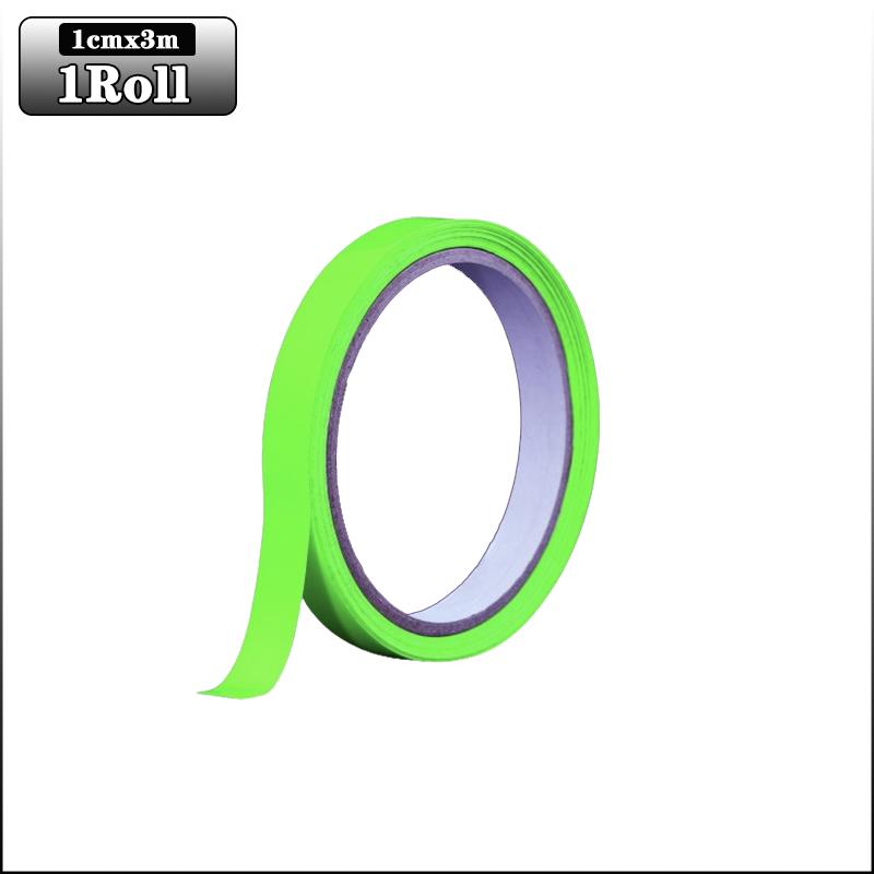 Светящаяся в темноте лента для украшения на Хэллоуин на открытом воздухе пожарная сигнальная лента для лестниц и сцен зеленая ударопрочная светящаяся в темноте лента