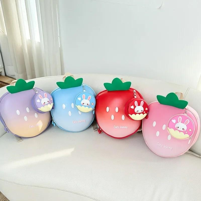 School Strawberry Bag With Cartoon Style And Eva Eggshell Bag For Comfort