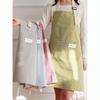 1 шт. Регулируемый красочный полосатый фартук для мужчин и женщин, простой кухонный фартук с карманами для шеф-повара, официанта, кухонный фартук для готовки, барбекю