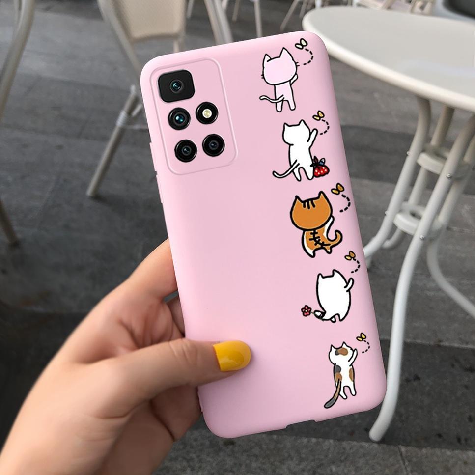 NEW Design For Cover Xiaomi Redmi 10 Case Cartoon Bumper Back Shockproof Soft TPU For Xiomi Redmi 10 Hongmi10 Redmi10 Phone Bag