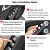 Moonlinks Inner Door Power Window Switch Button Covers Trim Sticker Replacement Compatible With Mercedes Benz A B C E G GLA CLA GLK GL ML GLE Class