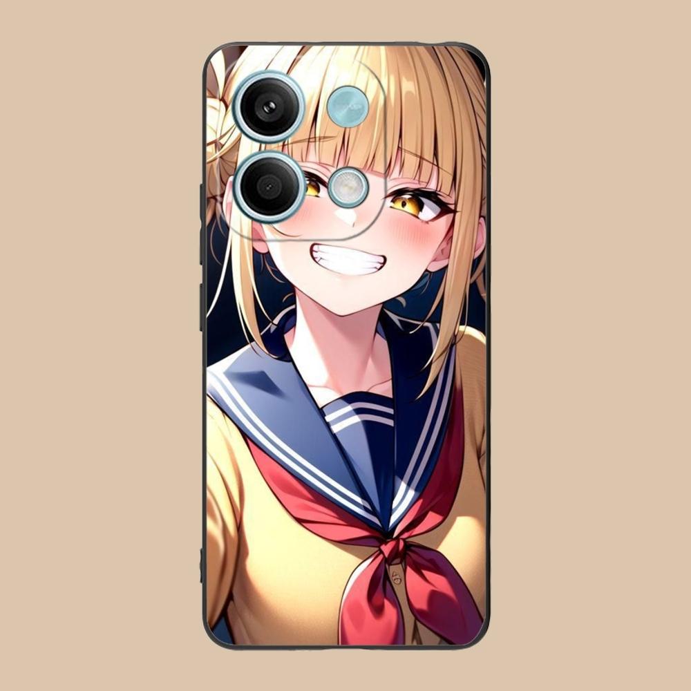 Hero Himiko Toga Mobile Phone Case for Xiaomi Redmi 13 13C 12 12C 10 10C A1 A2 A3 Plus 5G Black Soft Phone Cover Shell