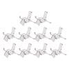 1 Acrylic Triangle Display Holder, Clear Plastic Easel Stands for Rock Mineral Agate
