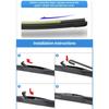 3x Front Rear Wiper Blades Set For Nissan Qashqai J12 2026 2026 2026 e-Power Car Accessories Windshield Windscreen Window Brush