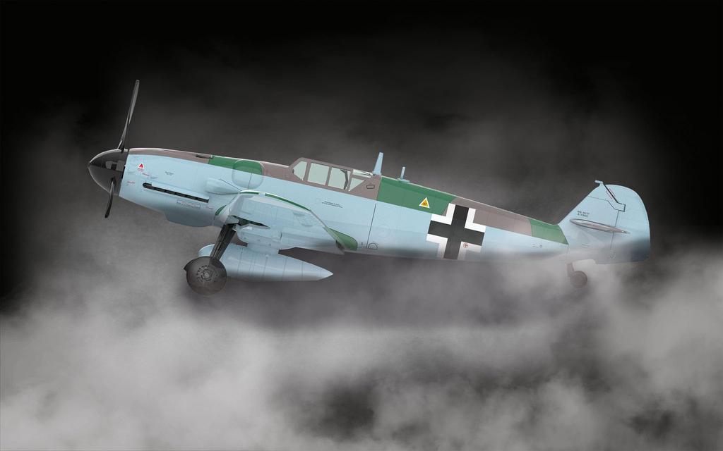 Немецкий Revell Немецкие ВВС Messerschmitt Пластиковая модель 03653 1/32 BF109G-6