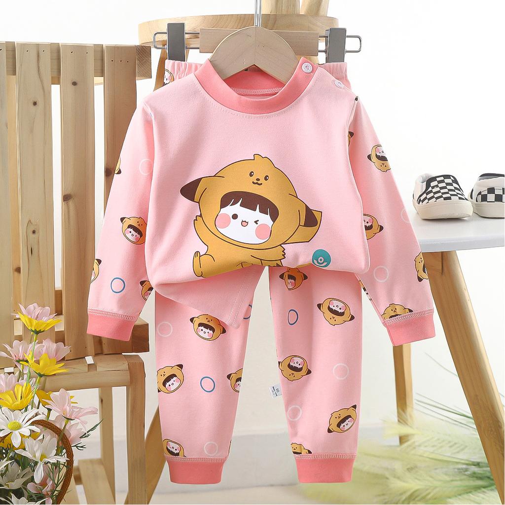 Cotton Underwear Set for Children Boys Warm Autumn Clothes for Girls Home Clothes Set