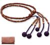 Kyoto Buddhist Altar Hayashi Prayer Beads Nichiren Sect Shak0 Sandalwood Official Ceremony Bag Kyoto Prayer Beads (For Women) [Bead Set] SW-044