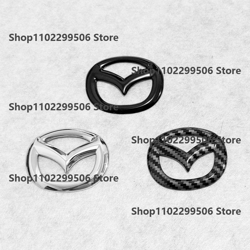 Mazda MX5 carbon black ABS Car Front Grille Eemblem Rear Trunk Badge Sticker SKYACTIV For Mazda MX5 Miata NC ND Logo Accessories xjfbs06