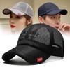 Men'S Mesh Baseball Cap Breathable Summer Caps Dad Hat Outdoor Fishing Hats Snapback Trucker Cap