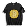 Футболка с принтом Bitcoin Crypto Coin Мужская Женская Футболка Топ - Смелый Дизайн Цифровой Валюты Унисекс Футболка