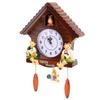 Cuckoo Clock Tree House Wall Clock Art Vintage Decoration for Home