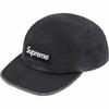 Supreme Кепка Camp из саржевого чиноса, черная
