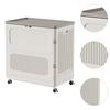 Laundry Basket Washing Cloth Bin Foldable Modern with Lid Decorative Dirty Clothes Organizer for Home Apartments Bathroom