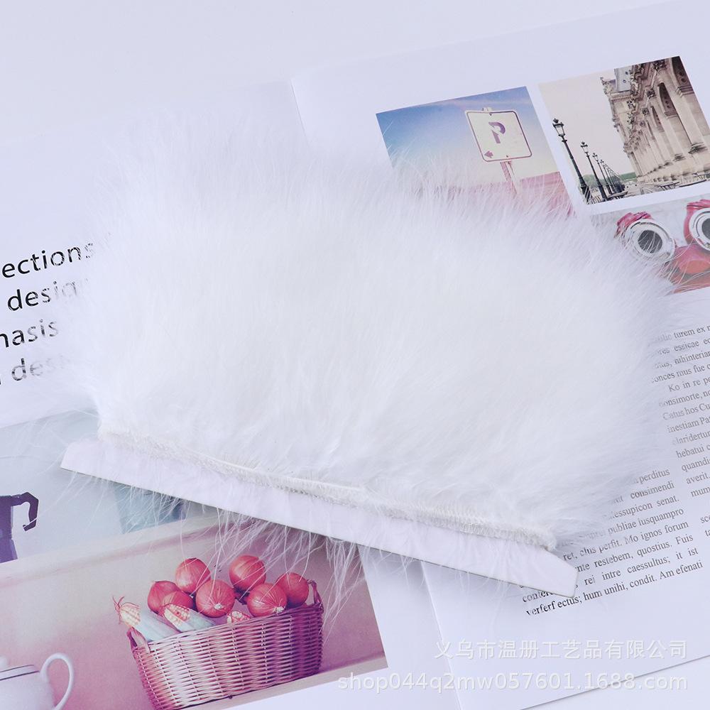 5-7Cm Bone-Cut Full Flannel Edge Stage Clothing Material Turkey Fluff Skirt Barbie Diy