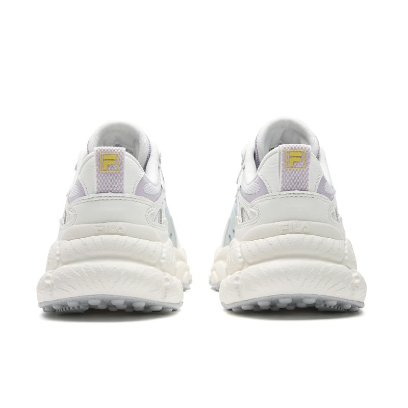 Fila FERN Износостойкие, Дышащие, Легкие Низкие Кроссовки на Толстой Подошве Женские Снег/Светло-Синий F12W622118FSW