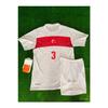 Merih Demiral Trkiye 2024 European Championship White Kids Jersey (jersey Shorts Socks)