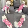 Pet Cat Weaning Clothes Sterilization Jumpsuit Anti-licking Surgery Recovery Care Suit for Cat Puppy Kitten
