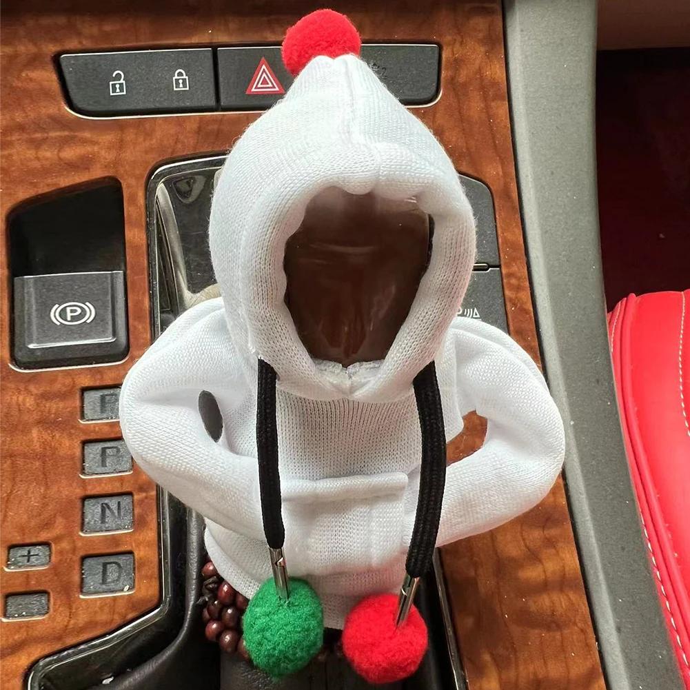 Толстовка с капюшоном автомобильный чехол для рычага переключения передач модный рычаг переключения передач милый мультяшный рычаг переключения передач декоративный чехол для толстовки автомобильный интерьер