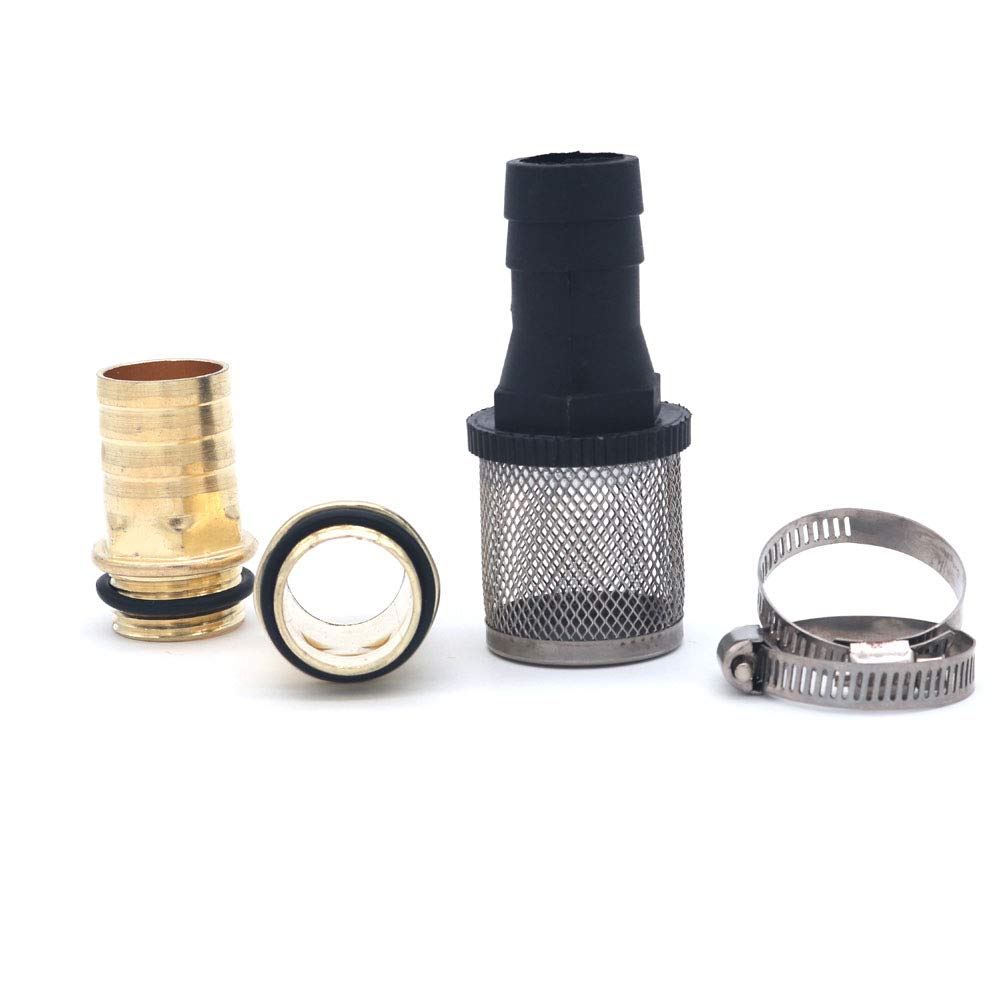 NUZAMAS 5 Hose Fittings, 3/4 Inch BSP Thread Connector 25mm, Oil Filter, Mounting Hardware Oil Pump Accessories