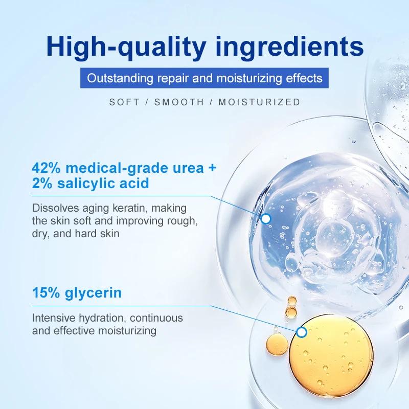 Joypretty Отшелушивающий крем для ног, средство для удаления омертвевшей кожи, восстанавливающий крем для пяток, увлажняющий уход за кожей рук, ног, маска для ног