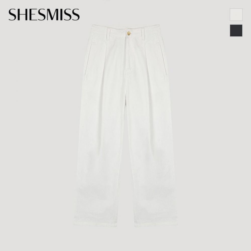  She S miSS  Cotton Pin Tuck Tapered pantS SawSlo43010