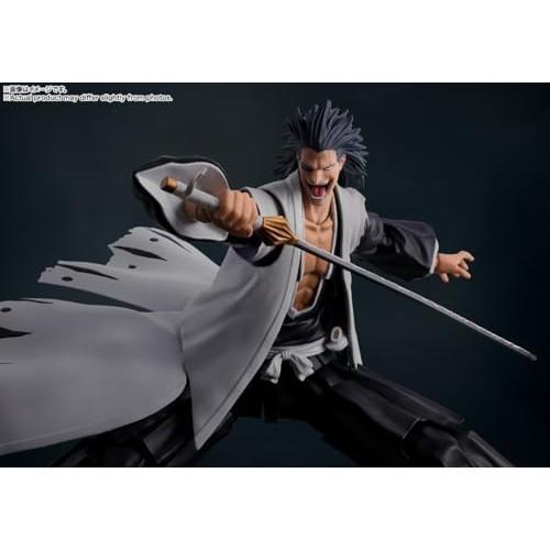 TAMASHII NATIONS SHFiguarts BLEACH Millennium Battle Arc Kenpachi Zaraki приблизительно. 170 мм окрашенная подвижная фигурка из ПВХ и АБС