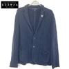 IELJM19 Navy Knit Boutonniere 2B Tailored Jacket Jacket M NavyUsed