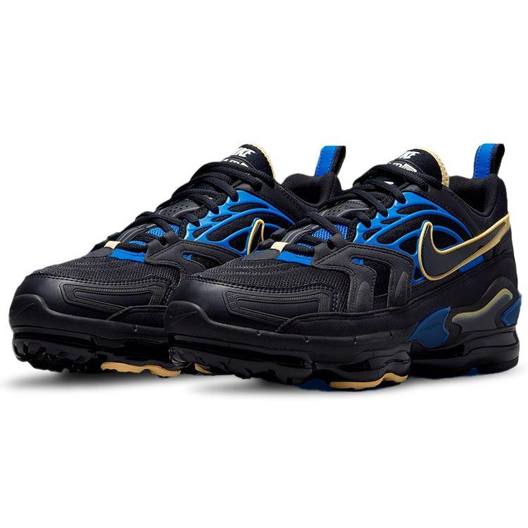 Nike Air VaporMax EVO Black Hyper Cobalt Men Sneakers Chamois White CZ1924-001