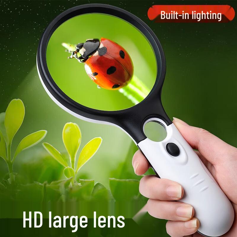 LED Handheld Magnifier for Reading and Science
