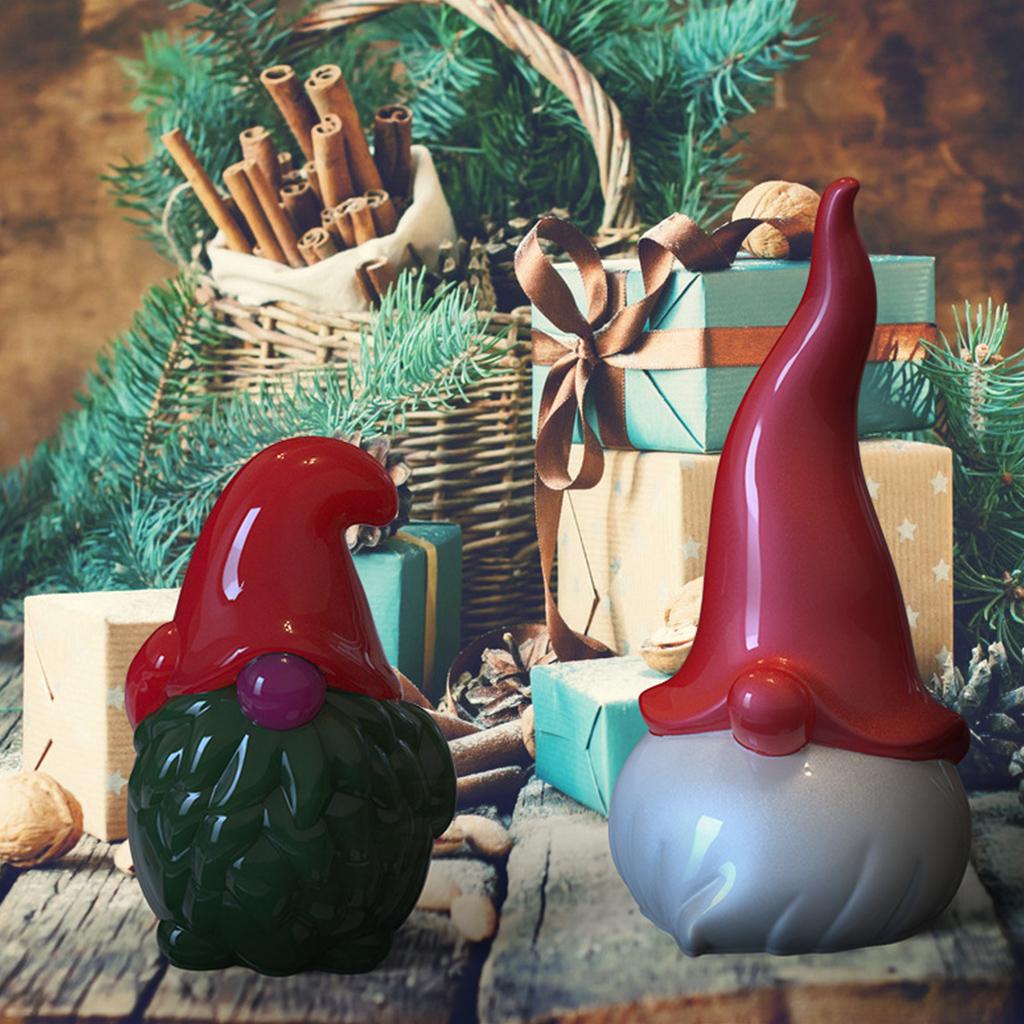 Aroma Plaster Silicone Mold Handicrafts Soap Candle Resin Casting Mold Handmade 3D Christmas Santa Claus Decoration Mold