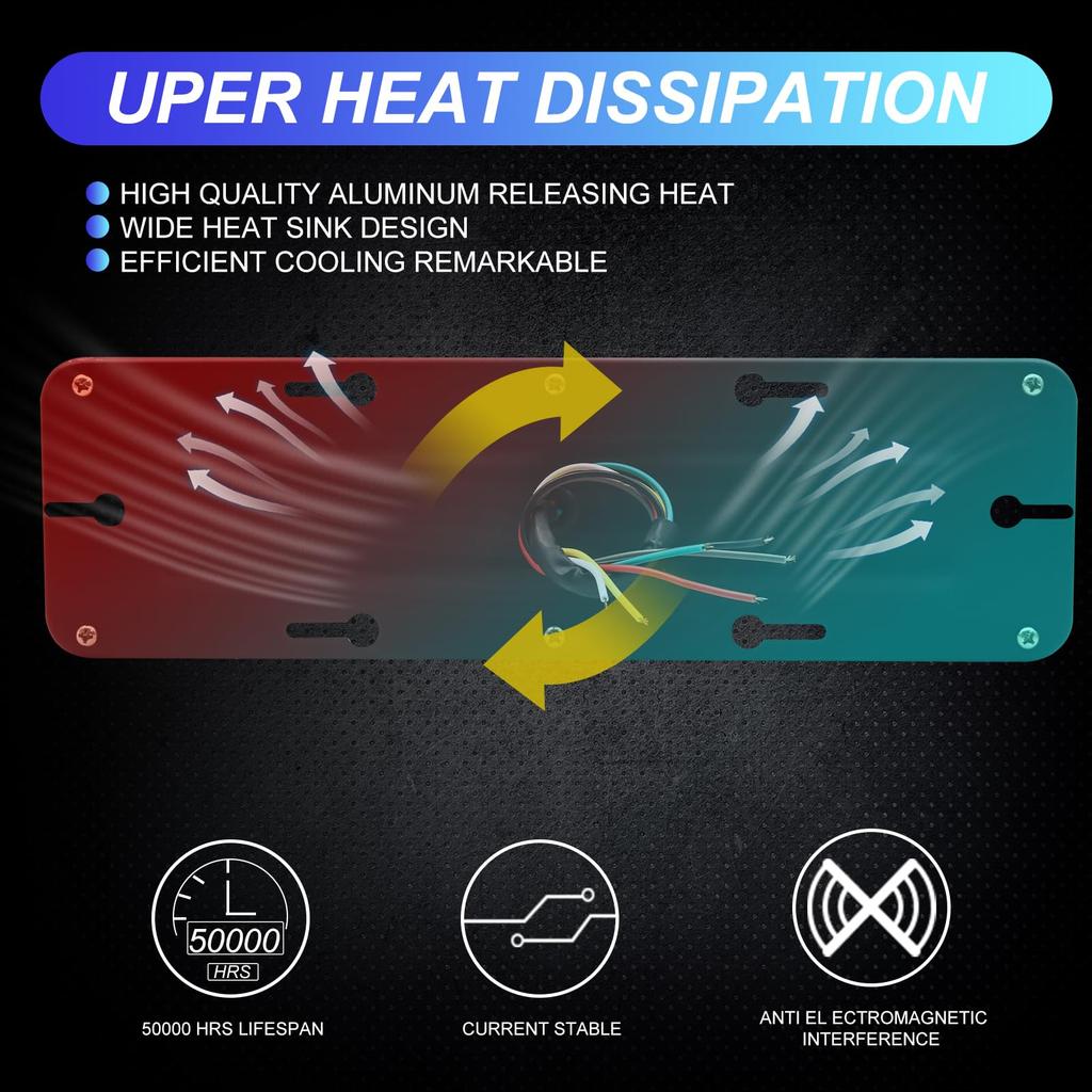 LED Truck Tail Light 12V Universal Trailer Tail Lights for Utility and RVs Bar, 37-LED Boats, Snowmobiles, Vehicles, Pickups,