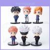 Набор из 6 фигурок Jujutsu Kaisen: Годзё Сатору, Кугисаки. Идеально для коллекционеров и детских подарков