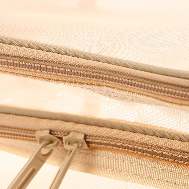 1 шт. сетчатая косметичка, сетчатая косметичка для офиса, дорожные сумки для хранения, двухслойные косметички