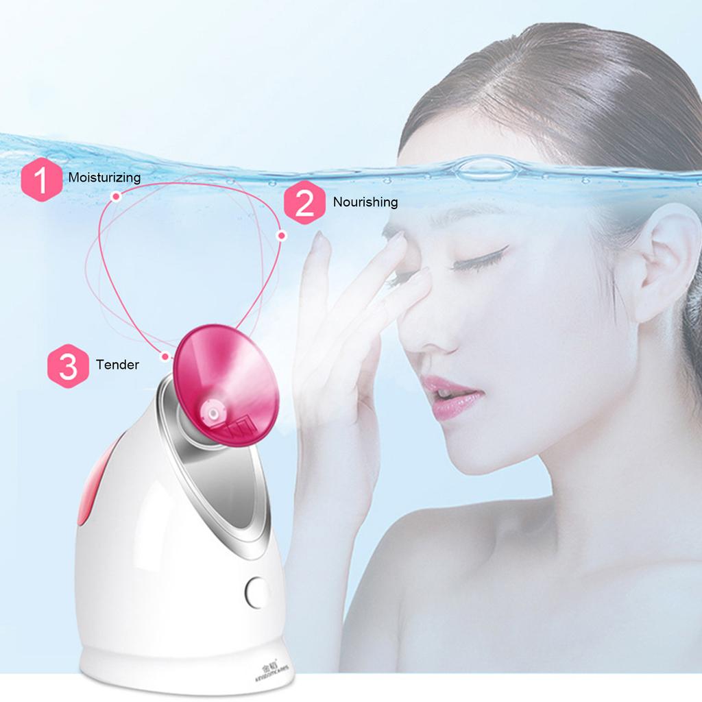 Отпариватель для лица Большой туман Нано-спрей Глубокое увлажнение Очистка пор Питание Введение Теплая кожа