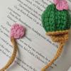Yousheng Крючком Кактус Закладка Ручной работы Вязаная Закладка Офисное Украшение Яркий Цвет Сувениры для вечеринки