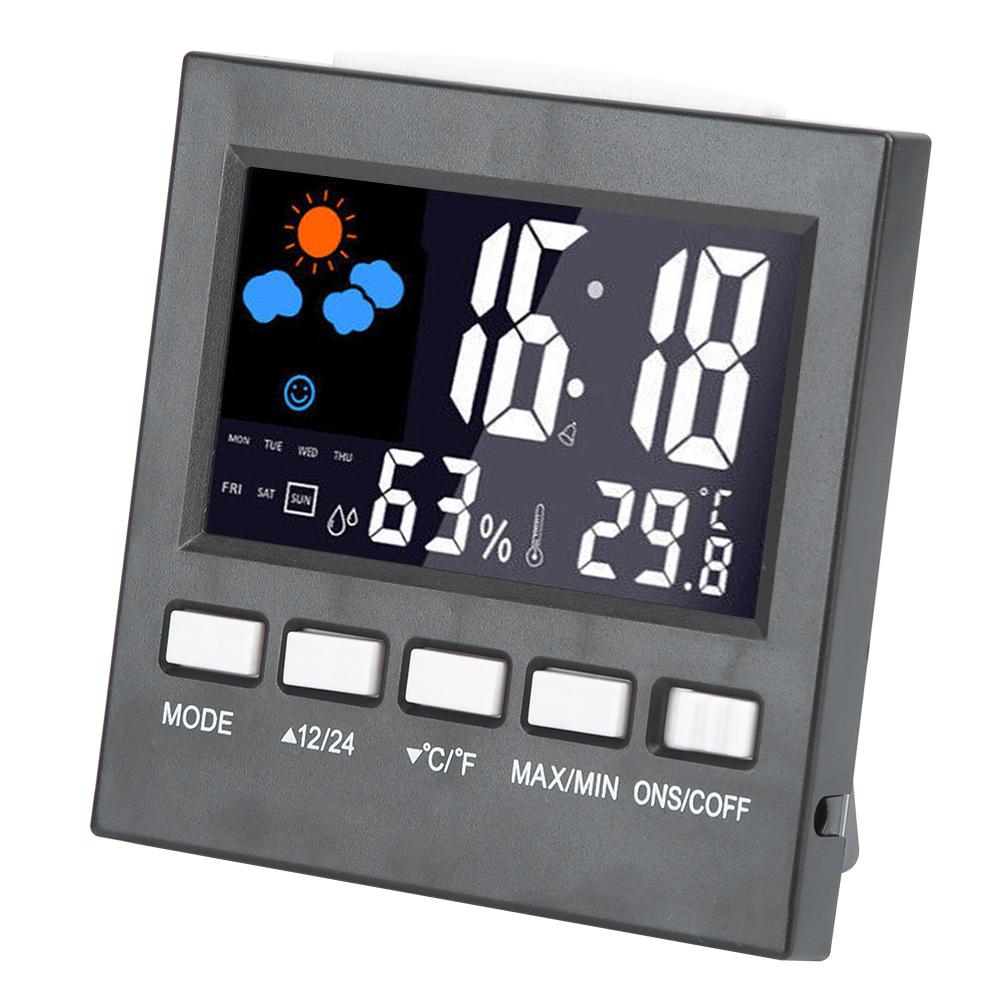 Цифровой бытовой термометр гигрометр тестер температуры и влажности воздуха измерительный прибор