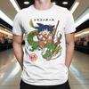 Dragon Ball Мужские Женские Goku Шенрон Футболки DBZ Хлопковая Одежда Новинка Футболка с Коротким Рукавом С Круглым Вырезом Идея Футболки
