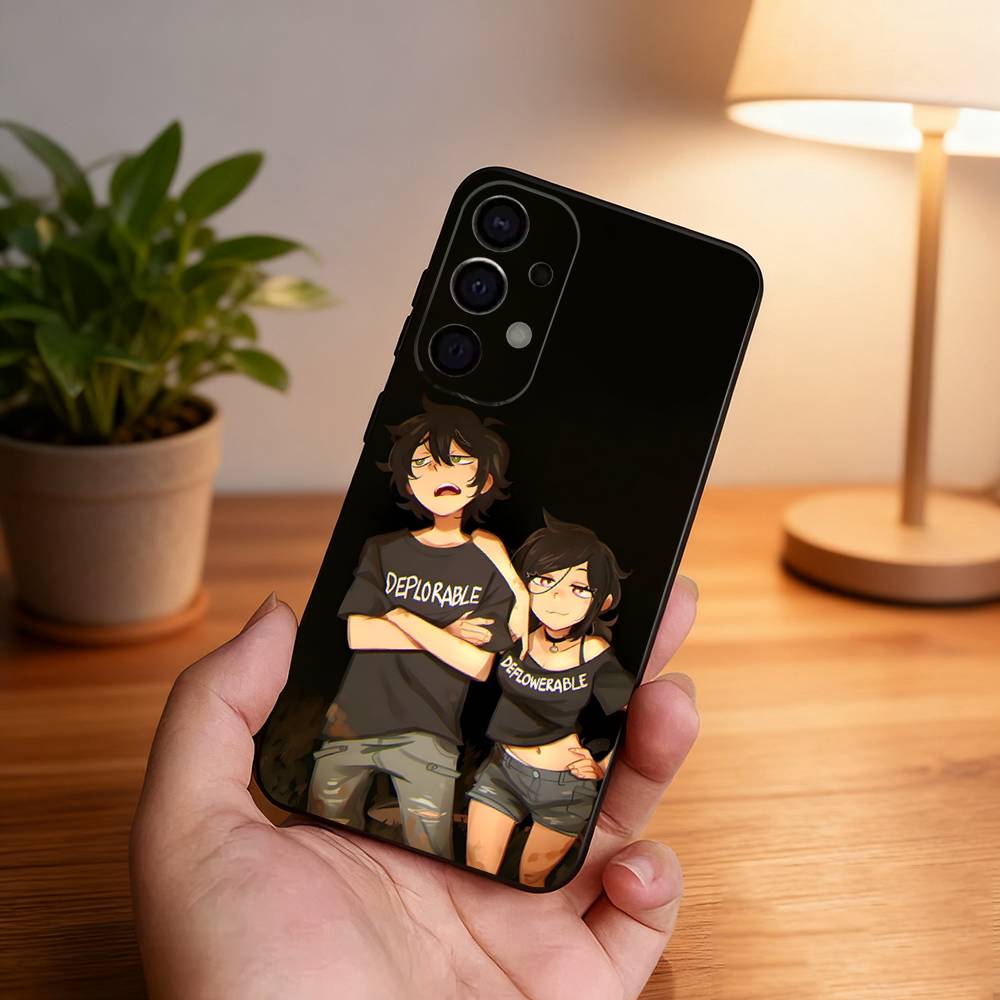 Чехол для телефона C-Coffin Энди и L-Leyley Черный Чехол Для Samsung S26,S25,S24,S21,S22,S23,S30,Ultra,S20,Plus,Fe,Lite,5G