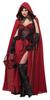 Sexy Red Riding Hood Cosplay Elegant Little Red Riding Hood Costume for Halloween Costume, Adults,