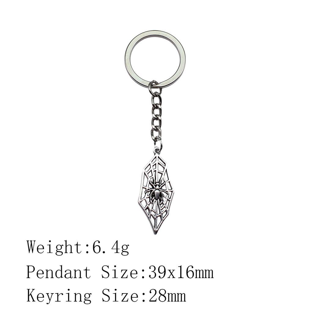 Брелок для ключей на Новый год в виде паука и летучей мыши, дешевые милые вещи, новые брелки