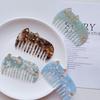 Милые кавайные кошки ацетатные маленькие расчески для волос с широкими зубьями парикмахерская расческа щетка для волос для женщин и девочек антистатические инструменты для укладки волос