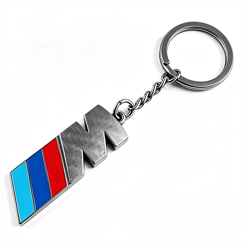 NTSM5 Carbon Fiber Car M Emblem Styling Auto Keychain Accessories For BMW E90 G80 M3 G30 M5 F82 F83 F20 F21 G42 F95 F96 G06 G07 M2 M4