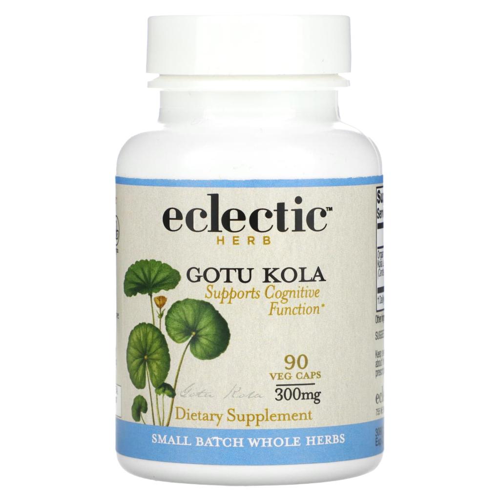 Eclectic Herb, Natural Herbs, Gotu Kola, 300mg, 90 Vegetable Capsules